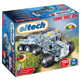 Constructie set - tractor met aanhanger - 190 onderdelen